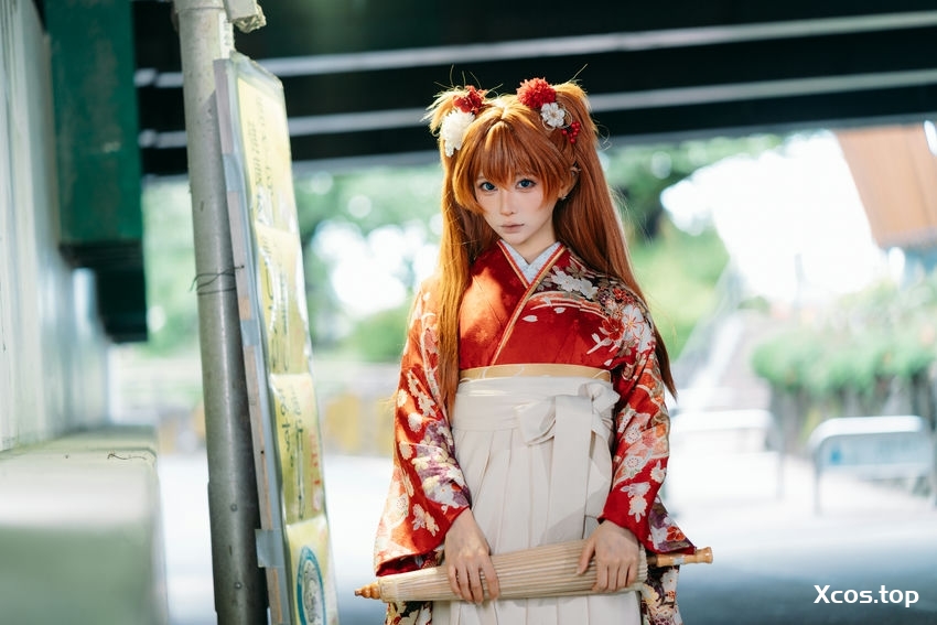 蠢沫沫 NO.411 EVA明日香和服 [30P-515M]