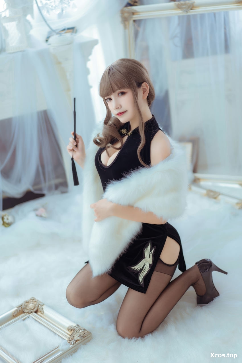 Neko-薇薇 NO.016 改良黑旗袍 [35P-226M]