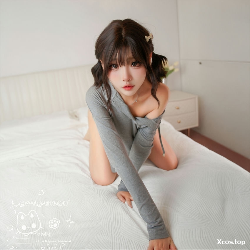 [专享] CatDemon你的喵崽 - 肉欲灰帽衫 [46P-878MB]