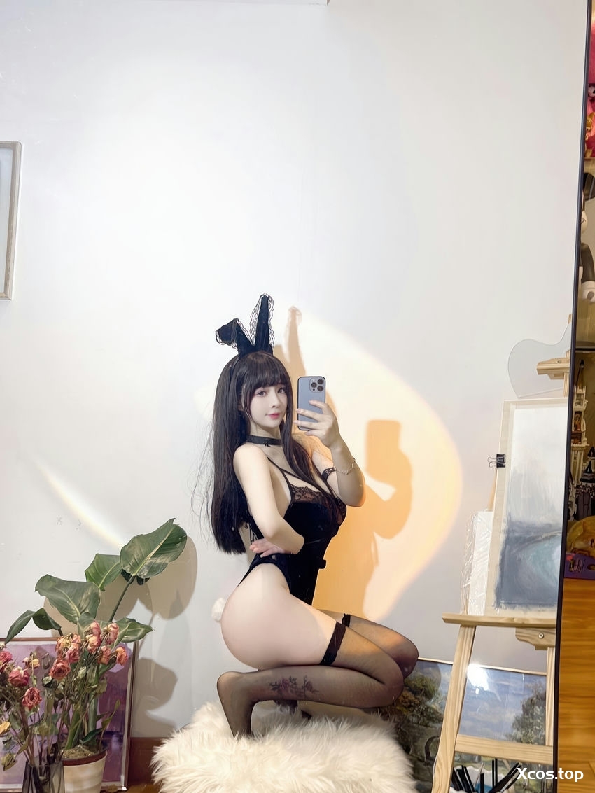 叉子宝宝 - 舰长图 蕾丝兔女郎 [17P-44M]