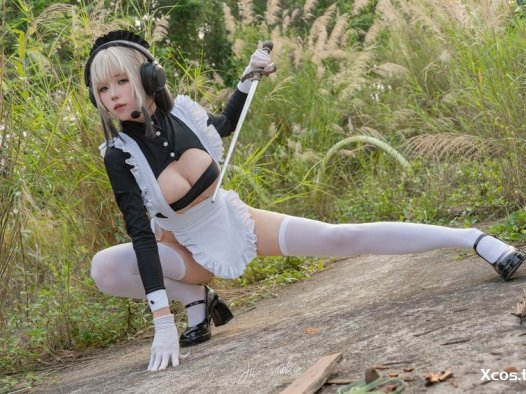 <span style='color:red;font-size:16px;'>[专享]</span> 咬一口兔娘 – 咬人小小兔 10月作品『战斗女仆』动感光波 [76P1V 1.62GB]