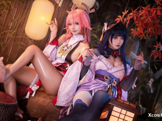 伊喵君_Nya &JingSan 八重&雷神 双倍快乐 [57P-667MB]