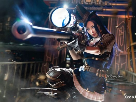 沙福林 – 英雄联盟 皮城女警 凯特琳 [28P+2V-377MB]