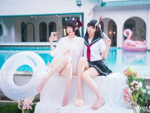 <span style='color:red;font-size:16px;'>[专享]</span> 祖木子&封疆疆 –   碧蓝航线 – 能代 酒匂 [43P – 577MB]