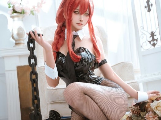 Seya狮砸 – 电锯人 帕瓦&玛奇玛 兔女郎 [12P-154MB]