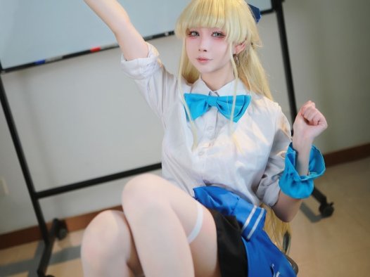 <span style='color:red;font-size:16px;'>[专享]</span> 上杉绘梨落 – 蔚蓝档案 飞鸟马时校服 [46P-851M]