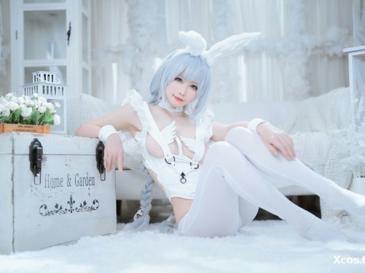 樱岛嗷 – 碧蓝航线 恶毒懒懒的白兔 [19P-145M]