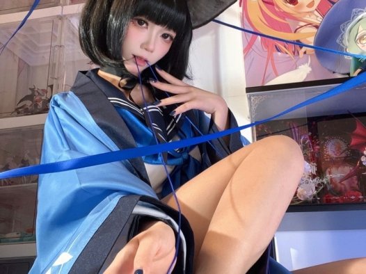 <span style='color:red;font-size:16px;'>[专享]</span> 白栎Shirly – 蔚蓝档案 桐生桔梗 [88P+15V-1.58G]