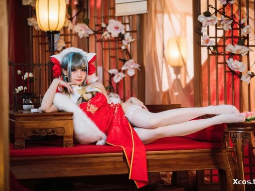 焖焖碳 – 柴郡旗袍  [29P-509MB]