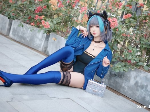 <span style='color:red;font-size:16px;'>[专享]</span> 封疆疆v NO.075 碧蓝航线 柴郡 常服 [27P-419MB]