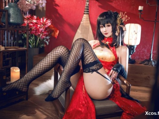羽生三未 NO.031 碧蓝航线 大凤旗袍 [21P-216M]